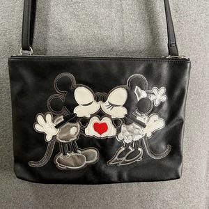 Disney Black and White Crossbody Bag